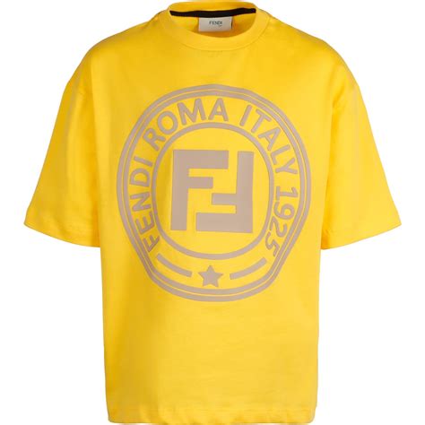 white and yellow fendi shirt|fendi t shirt i offer.